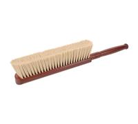 FACAIIO Brosse à épousseter multifonction avec poignée en bois pour poils doux DIY cheminée maison pour voiture jaune