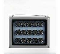FACAIIO CCTV IR Illuminator 850nm Outdoor Waterproof Night Vision Light | Caméras de sécurité IP66 en aluminium avec capteur de mise sous tension automatique 20-30 m DC12 V 24 V 220 V Noir