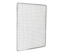 FACAIIO Grille de barbecue en fer galvanisé pour poisson, viande et légumes, 50 x 38 cm, 45 x 30 cm, 50 x 30 cm, 50 x 35 cm, 40 x 30 cm, 40 x 25 cm, argent