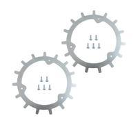 FACAIIO Jeu de pointes antidérapantes auto-centrantes pour tondeuse à gazon Mammotion Yuka Mini Robotique, clous et vis de traction en acier durable, argenté, 210 mm