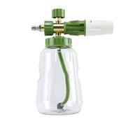 FACAIIO Lance à mousse pour lavage de voiture avec tête pivotante à 360° | Bouton de concentration en mousse PA universel pour nettoyeur haute pression (bleu)
