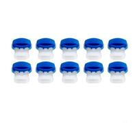 FACAIIO Lot de 10 connecteurs de câble à 3 trous étanches pour robot tondeuse à gazon, connexion à 2 ou 3 fils avec pinces étanches remplies de gel