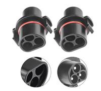 FACAIIO Lot de 2 adaptateurs LY01 vers BC01 - Onduleur Deye vers batterie Betteri - Connecteur ABS - Noir
