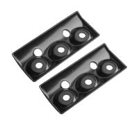 FACAIIO Lot de 2 plaques de tambour pour rabot électrique Makita M1901 M1902 DKP180 MT191 M193 - Noir