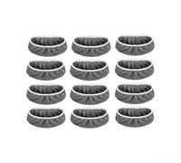 FACAIIO Lot de 6 serpillères lavables et réutilisables pour Swiffer, tissu non tissé pour nettoyage humide et sec sur bois dur et pour sols carrelés, lot de 6 (B)