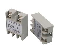 FACAIIO Module relais statique monophasé SSR-40DA 3-32 V CC à 2 unités | 24-380VAC sans bruit résistant aux vibrations pour régulation de chauffage et applications de contrôle du moteur Blanc