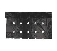 FACAIIO Pellicule de paillage perforée noire en polyéthylène pour légumes, fleurs, pommes de terre, 10 m x 0,95 m