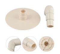 FACAIIO Plaque coudée de rechange pour écumoire de piscine, pour Hydro Tools modèles 8939 8940 89401, adaptateur d'aspirateur pour tuyau 1-1/4 1-1/2