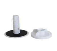 FACAIIO Plaque en plastique blanc pour robinet d'évier de cuisine Distributeur de savon Montage 13 mm-35 mm