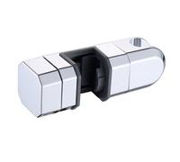 FACAIIO Support de pommeau de douche chromé réglable de 18 à 25 mm, pour une rotation à 360 degrés avec coussinet antidérapant