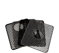 FACAIIO Tapis d'évier en silicone perforé découpable, antidérapant, pour égouttoir à vaisselle, cuisine, salle de bain, facile à nettoyer, 34,5 x 29,9 cm