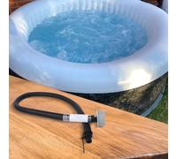 FACAIIO Tuyau de gonflage P6931 P05503 pour baignoires de spa, 1,08 m, tube à air en PVC avec écrou, pièce de rechange noire
