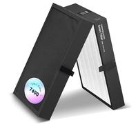 Facecool Filtre intelligent de rechange 7400 compatible avec le purificateur d'air Blueair Protect 7400.7470i.7410i 7440i, filtre principal à 3 étapes et filtres à charbon actif (1 paquet)