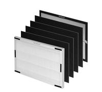 Facecool YY25630 Filtre de rechange compatible avec le purificateur d'air Lasko HF25630 Pure Platinum, filtre HEPA H13 + nid d'abeille en aluminium + 4 préfiltres à charbon, taille M