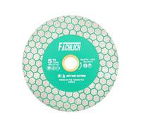 FACHLICH 125mm Disque Diamant Carrelage - 5inch Double Face Coupe Meulage Lame Scie Diamant pour Porcelaine Céramique Marbre Granit Conception Hexagonale pour Meuleuse d'angle