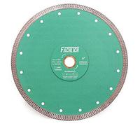 FACHLICH Disque à Tronçonner Diamant 230mm avec X Maille Turbo Lame de diamant pour Tuile Marbre Granit Céramique