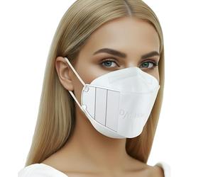 faciemF, 5x Masques de protection respiratoires FFP2 | Blanc | Fabriqué en Allemagne | 4 couches | CE EN 149:2001+A1:2009, Organisme notifié GEPTEST (2233)