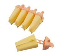 Moules à glaces compatible congélateur - Lot de 5 - Fackelmann Summer Party Jaune,Corail