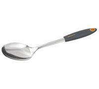 Fackelmann 25204 Soft Cuillère à Servir Acier Inoxydable Gris/Orange/Argent 33 x 7,9 x 5,8 cm