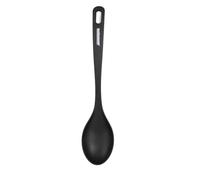 Fackelmann 25472 Cuillère à Servir, louche Plate, cuillère de Cuisine, ustensile de Cuisine, Pret, Noir, 31,5 x 6,5 cm