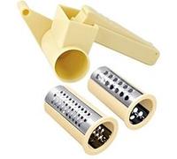 Zenker 27167 Mini Moulin râpe à Chocolat, râpe à Chocolat, Moulin à Chocolat, Rape, Accessoire pâtisserie, ustensile pâtisserie, Plastique, Acier Inoxydable, 13,5 x 7,8 x 9 cm
