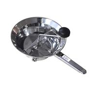 Fackelmann 2764250 Moulin à légumes inox, Acier Inoxydable, Gris, 24 cm