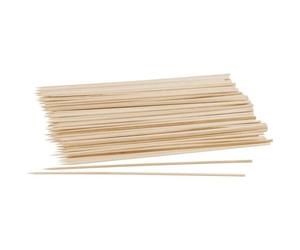 Fackelmann 31245 Lot De 50 Brochettes En Bois Certifié Fsc, Pics À Grillades Et Barbecues Écoresponsables, Piques Bois, Bois Certifié Fsc, 25cm