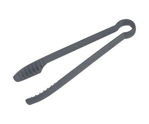 Fackelmann 40199 Pince à barbecue multifonction en plastique, pince de cuisine, ustensile de cuisine, Plastique, Gris, 32,5 cm