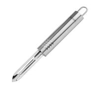 Fackelmann 40441 Éplucheur avec Poignée Ovale Acier Inoxydable Argent 19 x 2,2 x 2 cm