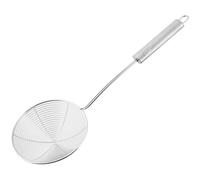 Fackelmann 40674 Écumoire avec poignée ovale 36 cm, Ecumoire araignée en inox, Acier Inoxydable, Argenté, 36x12x5,5cm