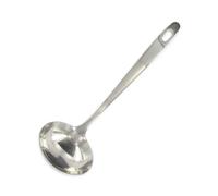 Fackelmann 40692 Louche de cuisine inox 28 cm, louche, louche de cuisine, louche inox, ustensile de cuisine, Acier inoxydable, Argent, 28 cm