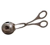 Fackelmann 40920 Grande pince en forme de boulettes de viande, boules de melon, poisson, riz, tofu etc. 4,8 cm, en acier, Sybaris, couleur : argenté, quantité : 1 pièce.