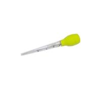 FACKELMANN 4105350 POIRE A JUS AVEC EMBOUT SILICONE/ACIER INOXYDABLE VERT ANIS
