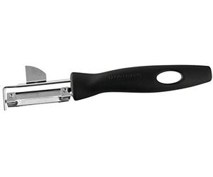 Fackelmann 41959 Éplucheur Universel, Acier Inoxydable, Noir