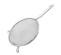 Fackelmann 42336 Passoire en inox 20 cm, Argent/Blanc | Égouttage rapide, Grand diamètre 20 cm, Inox résistant, Manche intégré, Passe au lave vaisselle