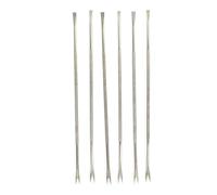 Fackelmann Fourchettes à crustacés 43776 – Lot de 6, inox 18,5 cm, argenté, compatible lave-vaisselle