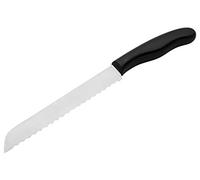 Fackelmann 43812 Nirosta Fit Couteau à Pain Acier Inoxydable/PP Noir/Argent 31 x 5 x 2,5 cm