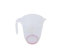 Fackelmann 44984 Verre doseur plastique base antidérapante, verre doseur cuisine, pichet doseur avec bec verseur, verre doseur 1 l, verre mesureur cuisine, Plastique, 14,4 x 11,9 cm