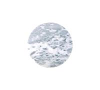 Fackelmann 45121 Dessous de Plat en marbre Rond de 18 cm, Dessous de Plat, sous Plat, Marbre, Gris, 18 cm