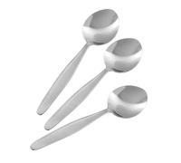 Fackelmann 47506 Nirosta Arlberg Set de 3 Cuillères de Table Acier Inoxydable Argent 18,5 x 4,1 x 1,7 cm
