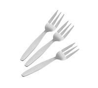 Fackelmann 47509 Nirosta Arlberg Set de 3 Fourchettes à Dessert Acier Inoxydable Argent 13,5 x 2,1 x 2 cm