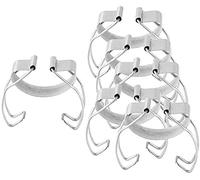 Fackelmann 48345 Couvercles à Visser pour Bocal Métal Argent 5,5 x 4,5 x 1 cm