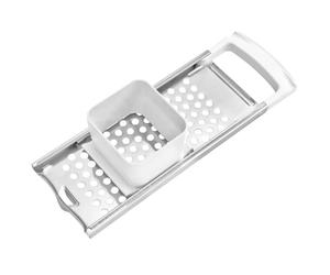 Fackelmann 49254 Plaque à spätzle, râpe à spaetzle, râpe pour spätzle, Acier inoxydable, Plastique, 33 x 11 x 6,7 cm, Argent