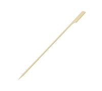 Fackelmann 50866 Lot de 50 Pics à Brochettes en Bois 25 cm, Piques à Brochettes, Pics Apéro, Bâtonnets, Bambou