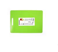 Fackelmann 521602 Planche à découper colorée en PL 31,5 x 19 cm (couleurs assorties : vert, rouge, orange), quantité : 1 pièce, polypropylène