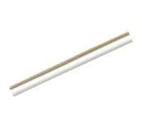 Fackelmann 54833 Lot de 30 Pailles Écoresponsables en Papier, Brun et Blanc, 24 cm
