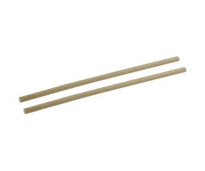 Fackelmann 54835 Lot de 250 pailles en papier brunes, Pailles en papier recyclable brun, Papier certifié FSC, 21cm