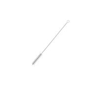 Fackelmann 54896 Goupillon de Nettoyage pour Paille, Brosse Fine et Longue Nettoyage, Brosse Paille, Nettoyage Paille, Acier Inoxydable, Plastique, 24 cm