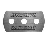 Fackelmann 60145 Lot de 10 Lames de Rechange pour racloir à Plaque vitrocéramique, Lame de Rechange pour racloir à plancha, Lame, Acier Inoxydable, 4,4 x 2,2 cm