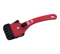 Fackelmann 60146 Racloir pour plaques vitrocéramiques et Induction, racloir plancha, grattoir Nettoyage, Plastique, Acier Inoxydable, Rouge, 17,8 x 2 x 6,4 cm